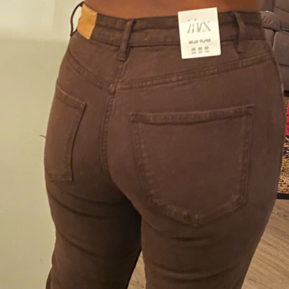 ZARA BROWN JEANS - Picture 5 of 11